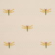 Schumacher Dragonflies Ochre Fabric