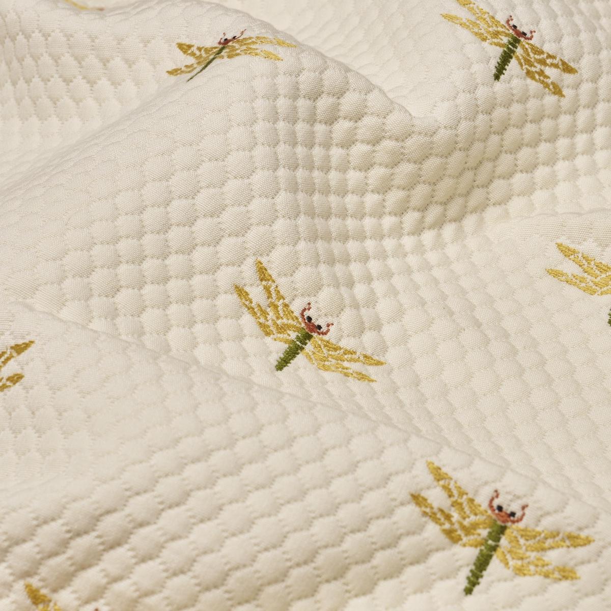 Schumacher Dragonflies Ochre Fabric