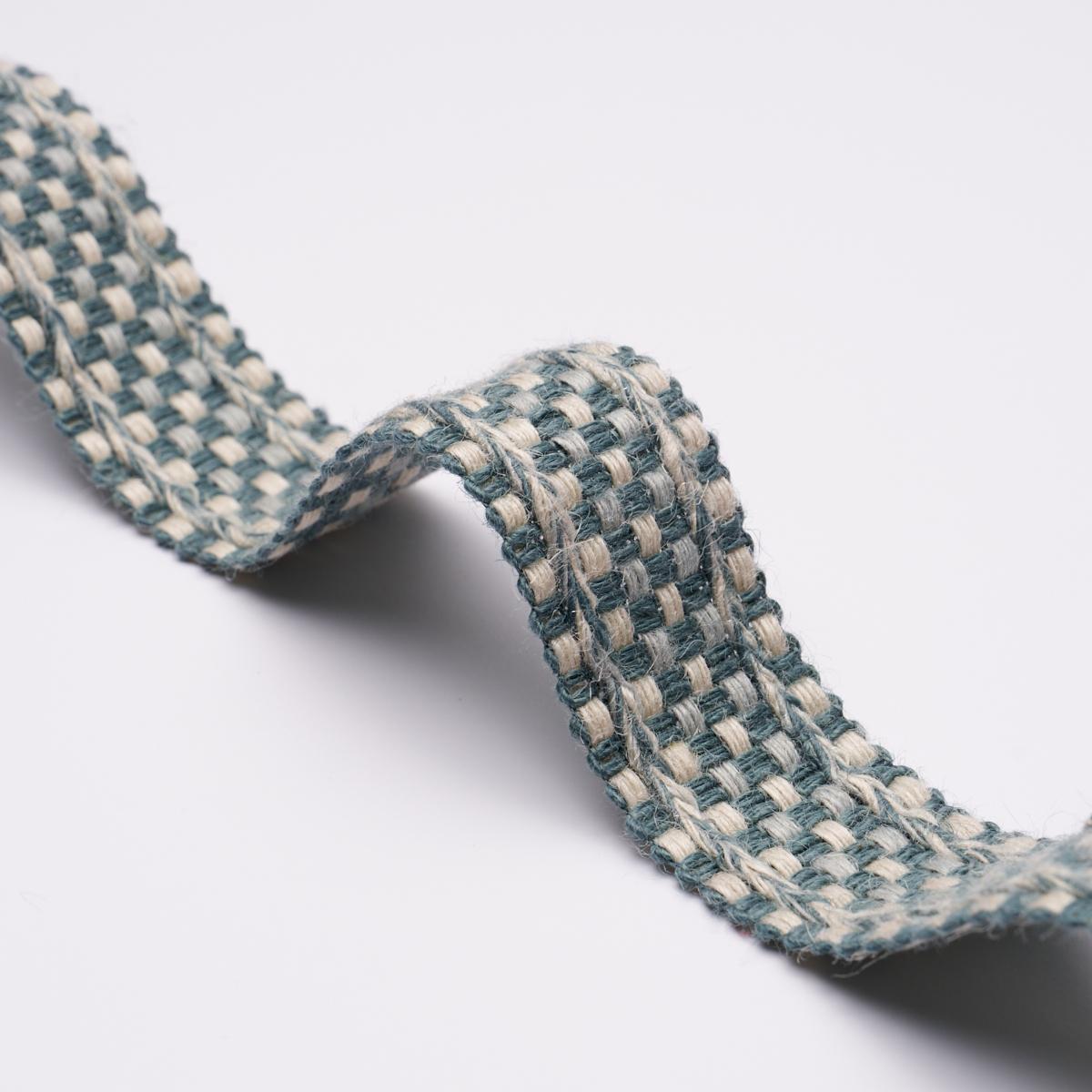 Schumacher Teal Country Braid
