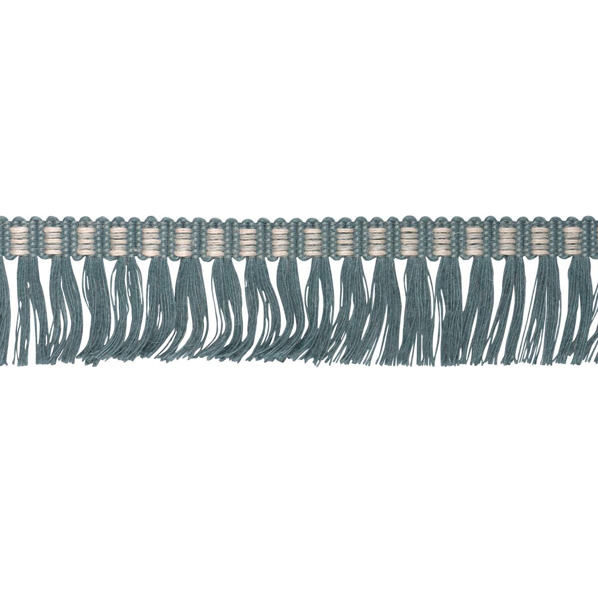 Schumacher Teal Country Fringe