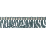 Schumacher Teal Country Fringe