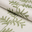 Schumacher Eloise Embroidery Sage Fabric