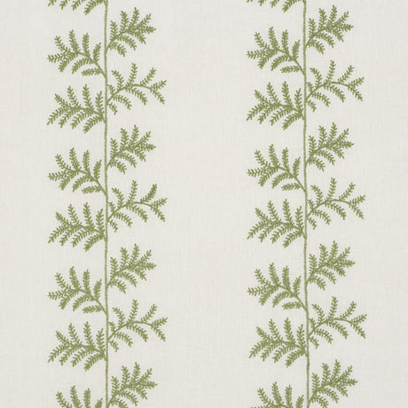 Schumacher Eloise Embroidery Sage Fabric