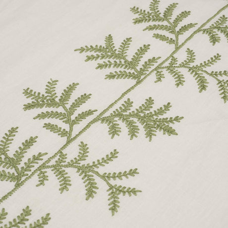 Schumacher Eloise Embroidery Sage Fabric
