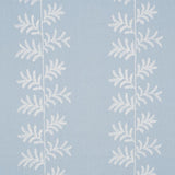 Schumacher Eloise Embroidery Sky Fabric