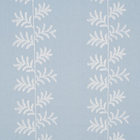 Schumacher Eloise Embroidery Sky Fabric
