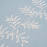 Schumacher Eloise Embroidery Sky Fabric