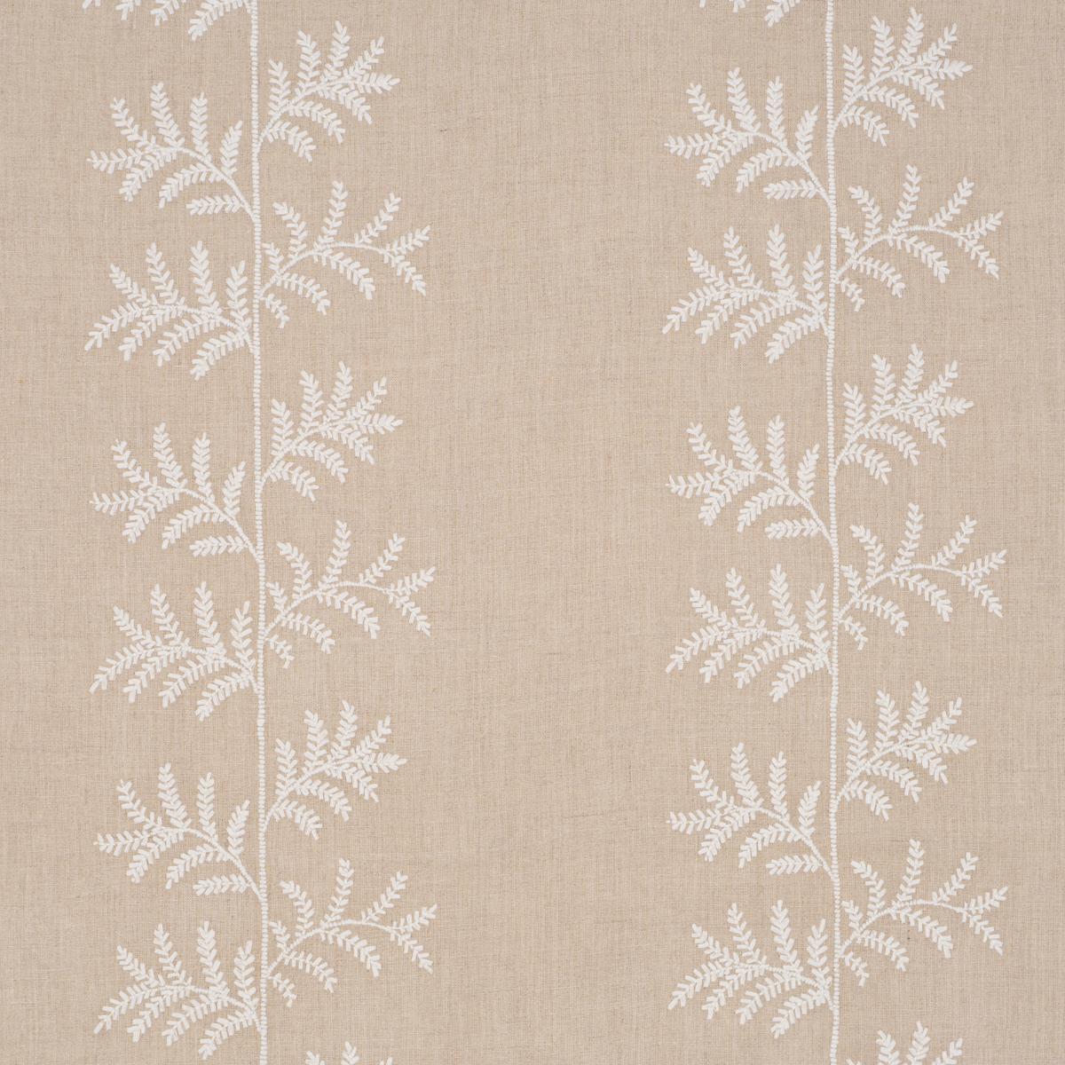 Schumacher Eloise Embroidery Natural Fabric