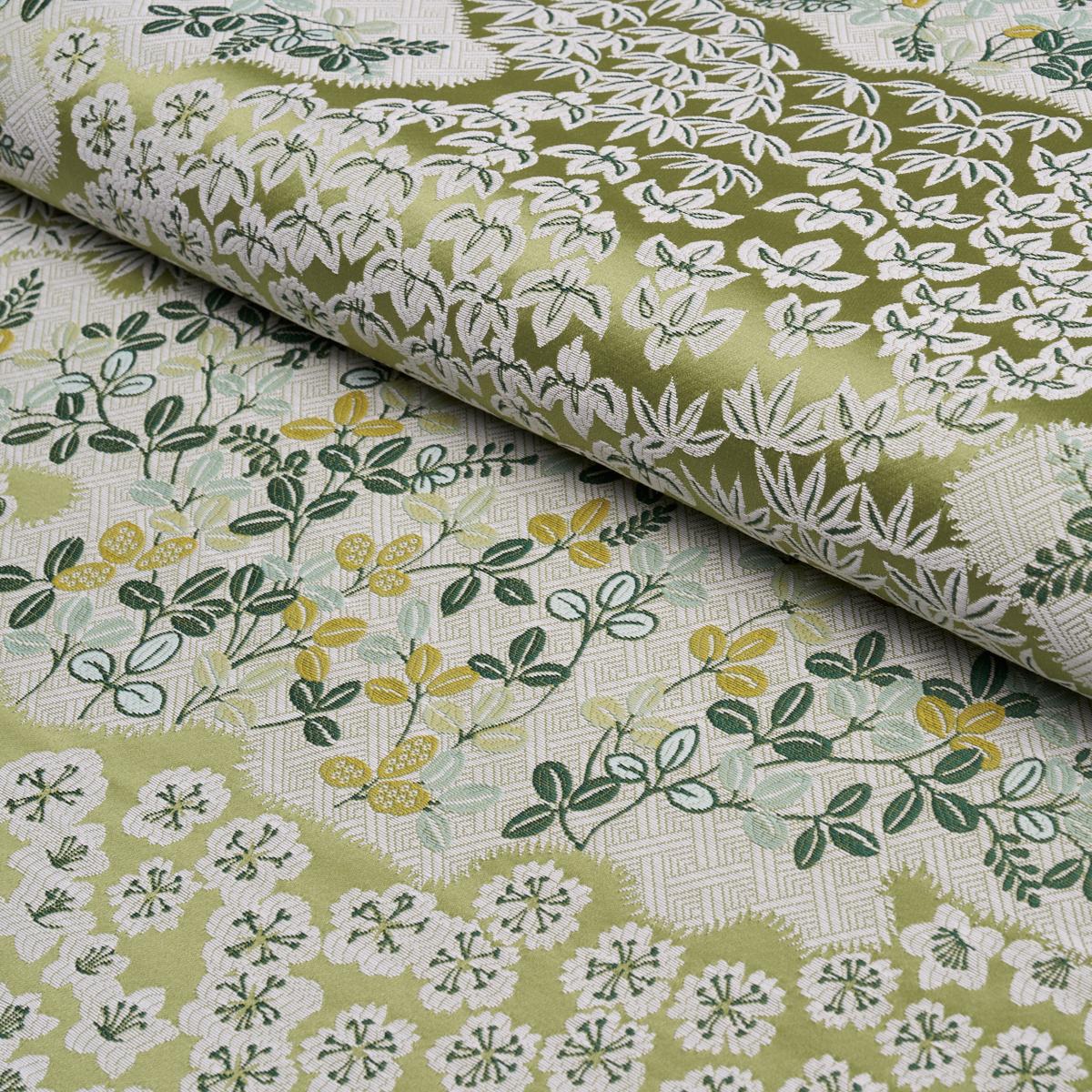 Schumacher Lorene Leaf Fabric