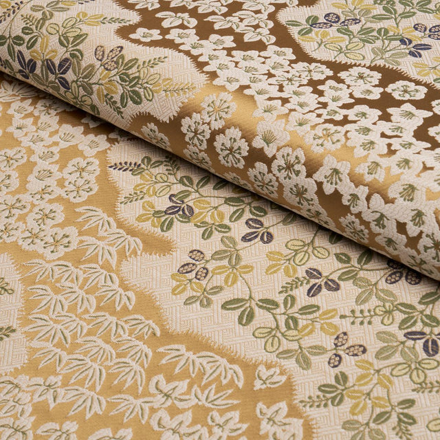 Schumacher Lorene Ochre Fabric