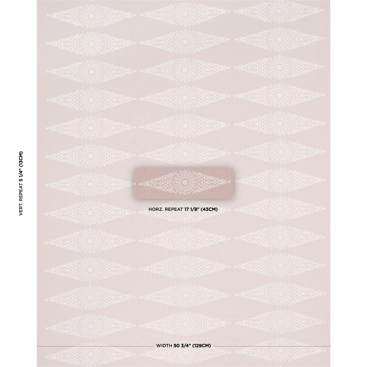 Schumacher Tasmin Embroidery French Lilac Fabric