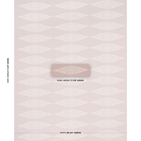 Schumacher Tasmin Embroidery French Lilac Fabric