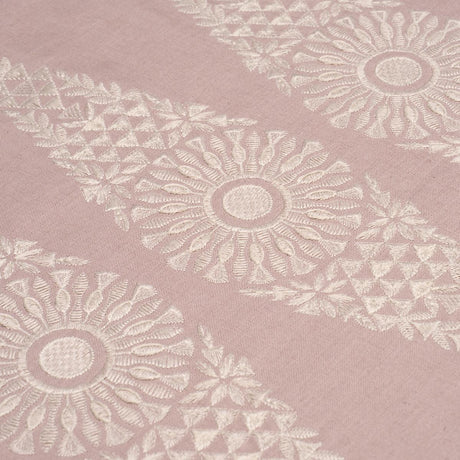 Schumacher Tasmin Embroidery French Lilac Fabric