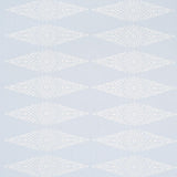 Schumacher Tasmin Embroidery Soft Blue Fabric
