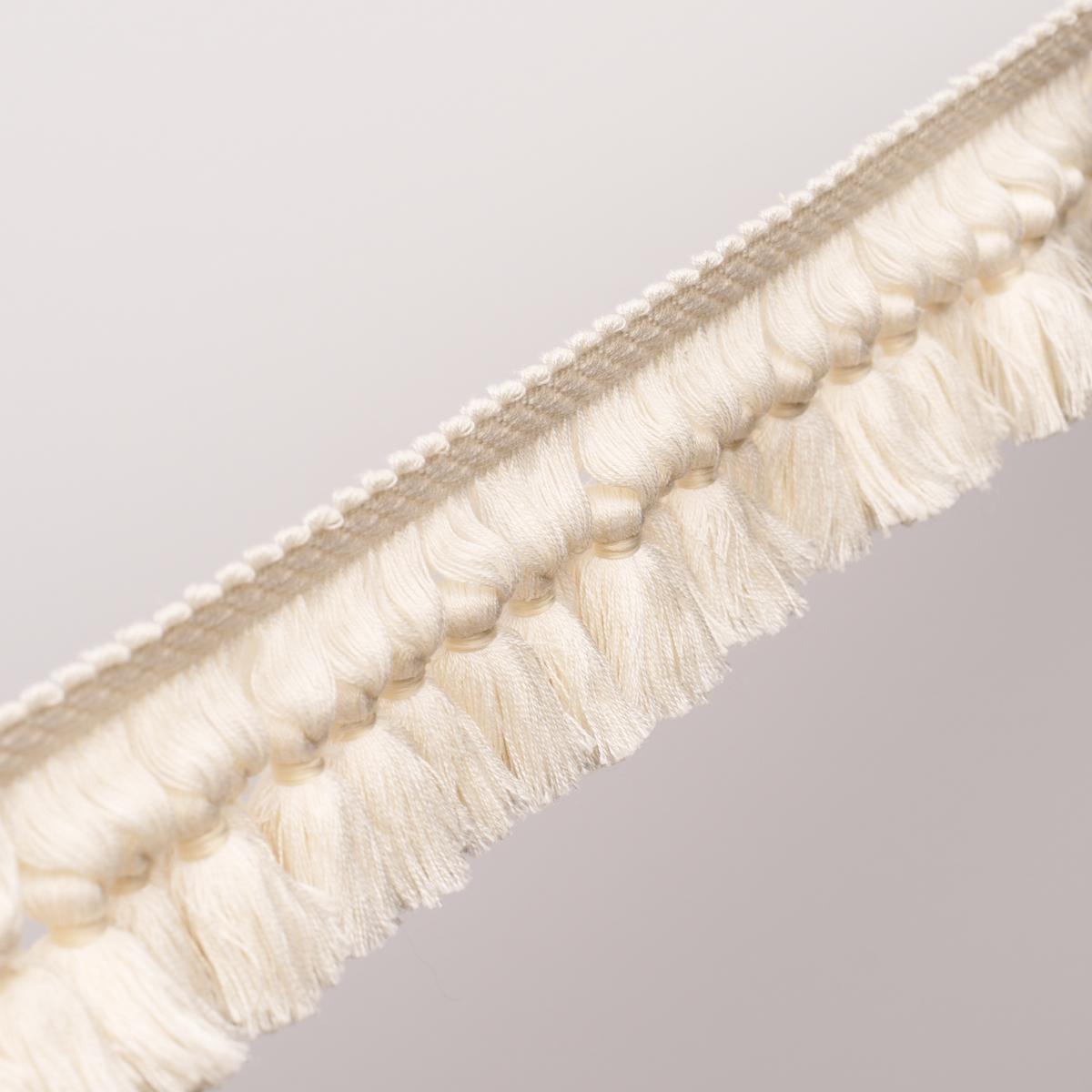 Schumacher Ivory Rosalind Tassel Trim