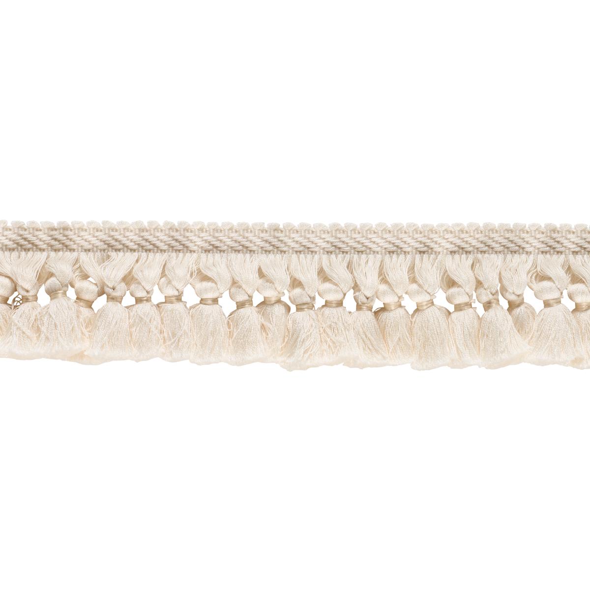 Schumacher Ivory Rosalind Tassel Trim
