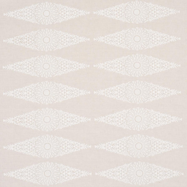 Schumacher Tasmin Embroidery Natural Fabric