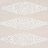 Schumacher Tasmin Embroidery Natural Fabric