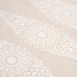 Schumacher Tasmin Embroidery Natural Fabric