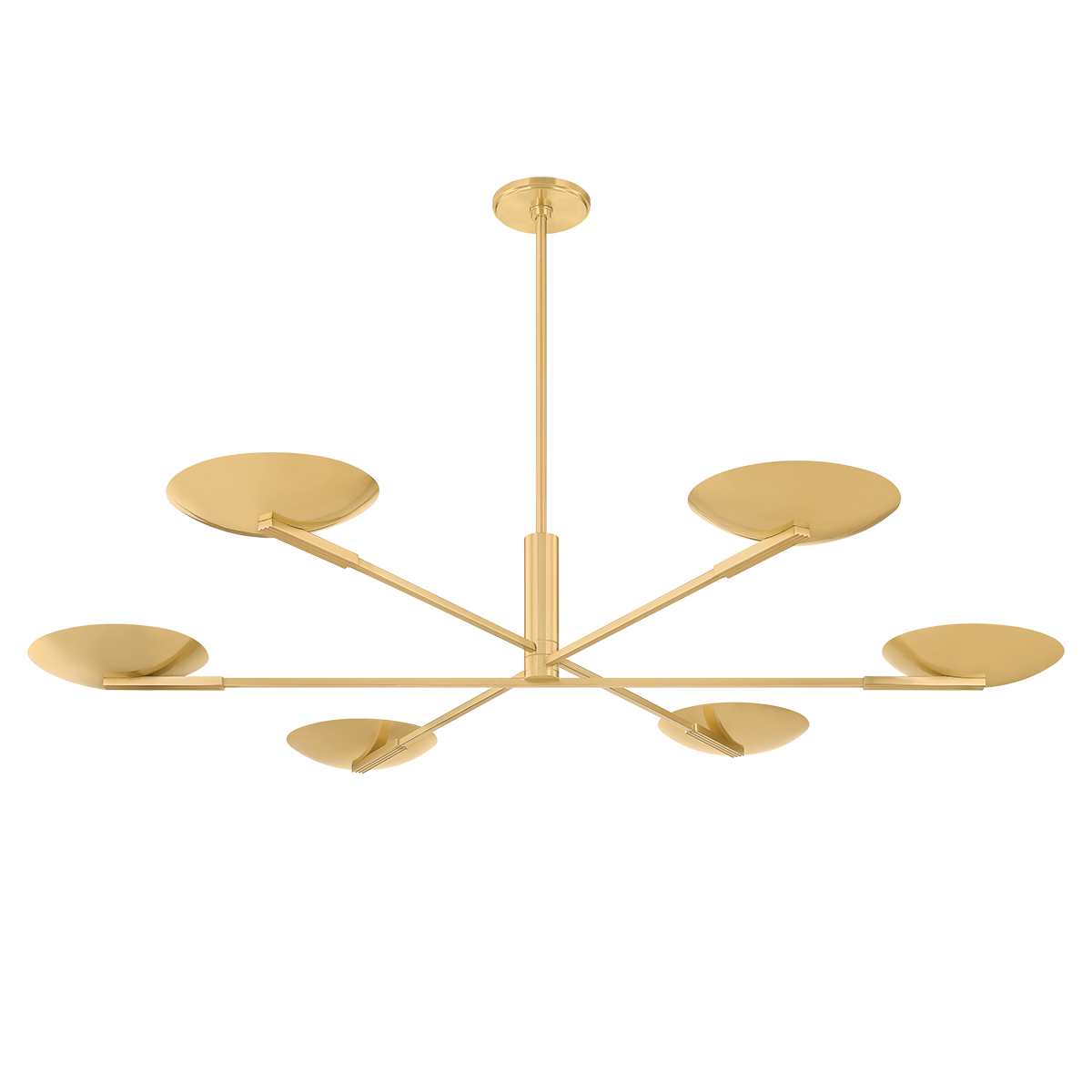 Hudson Valley Lighting Johnson AGED BRASS 56W x 8.75H Chandelier