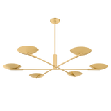 Hudson Valley Lighting Johnson AGED BRASS 56W x 8.75H Chandelier