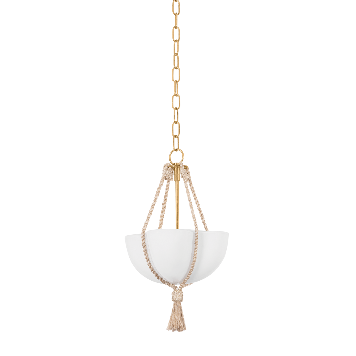 Hudson Valley Lighting Amberley VINTAGE GOLD LEAF 12W x 18.5H Pendant