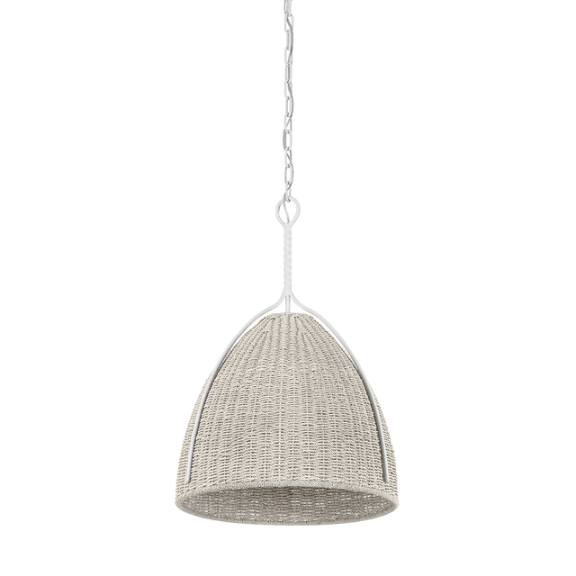 Hudson Valley Lighting Woodlawn WHITE PLASTER 18.5W x 26.5H Pendant