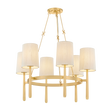 Hudson Valley Lighting Bridgeton AGED BRASS 30W x 18.25H Chandelier