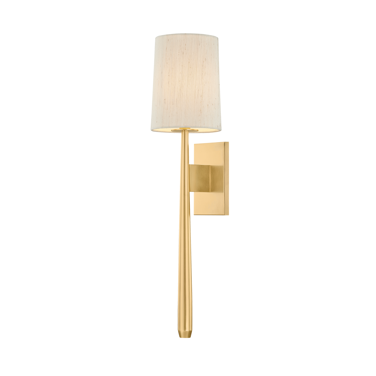 Hudson Valley Lighting Bridgeton AGED BRASS 6W x 25.5H Wall Sconce
