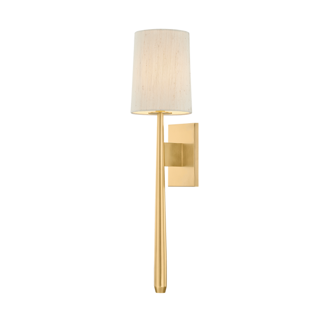 Hudson Valley Lighting Bridgeton AGED BRASS 6W x 25.5H Wall Sconce