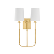 Hudson Valley Lighting Glenmont AGED BRASS 14W x 21H Wall Sconce