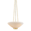 Hudson Valley Lighting Awosting AGED BRASS 17W x 6.25H Pendant