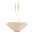 Hudson Valley Lighting Awosting AGED BRASS 22W x 8.25H Pendant