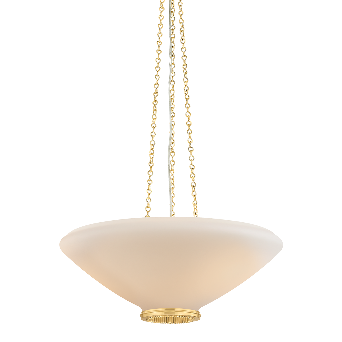 Hudson Valley Lighting Awosting AGED BRASS 22W x 8.25H Pendant