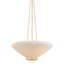 Hudson Valley Lighting Awosting AGED BRASS 22W x 8.25H Pendant