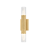 Hudson Valley Lighting Glen Cove AGED BRASS 4.25W x 17H Wall Sconce