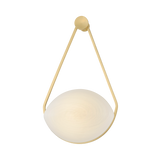 Hudson Valley Lighting Blaina AGED BRASS 10.5W x 18H Wall Sconce