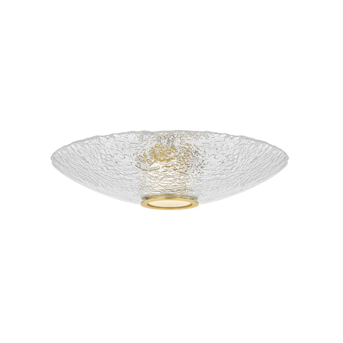 Hudson Valley Lighting New Haven AGED BRASS 20.25W x 4.75H Flush Mount