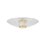Hudson Valley Lighting New Haven AGED BRASS 20.25W x 4.75H Flush Mount