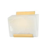 Hudson Valley Lighting Fairfield AGED BRASS 8W x 7.25H Wall Sconce