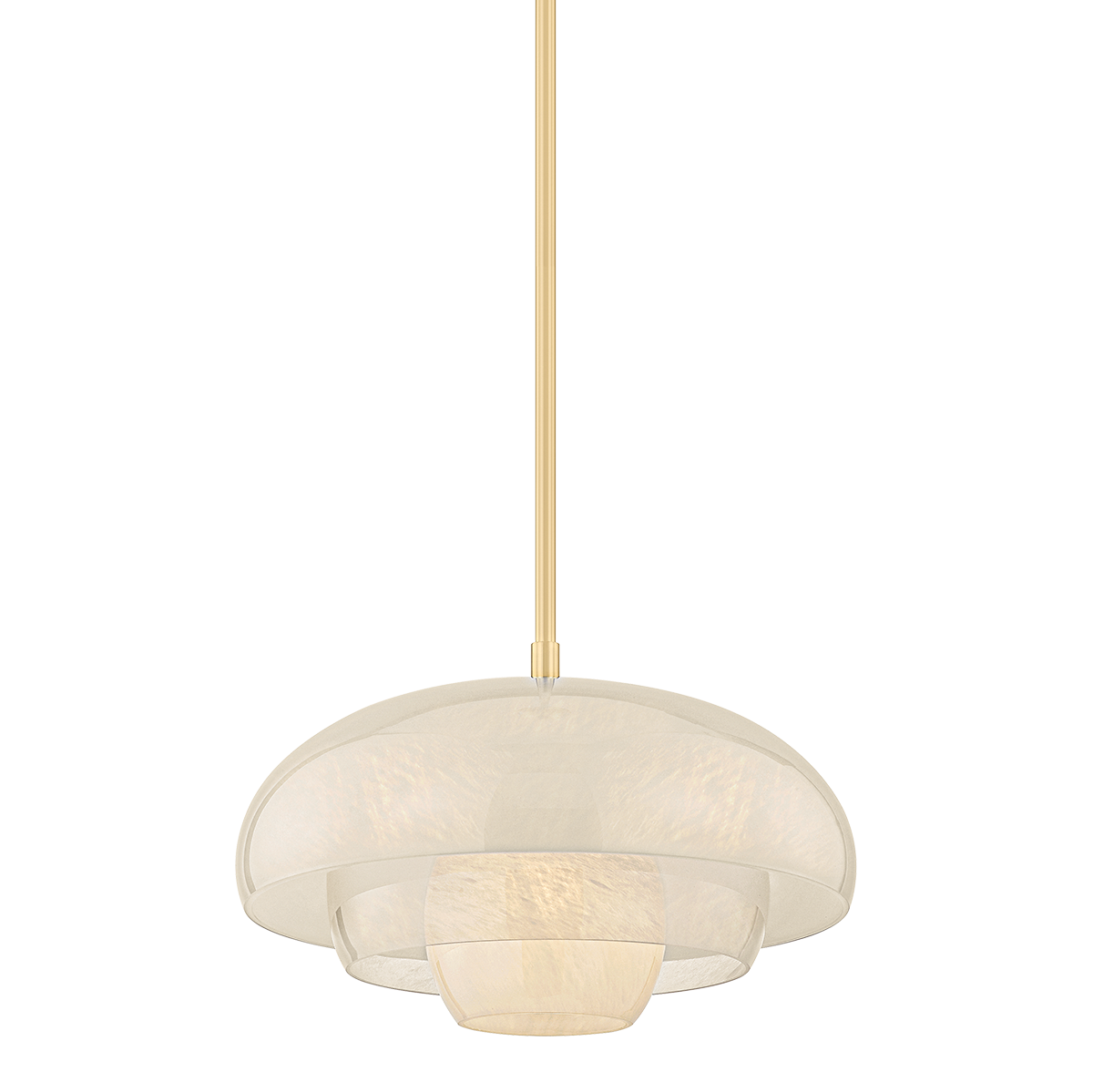 Hudson Valley Lighting Auburndale AGED BRASS 18.25W x 11.25H Pendant
