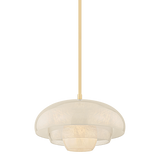 Hudson Valley Lighting Auburndale AGED BRASS 18.25W x 11.25H Pendant
