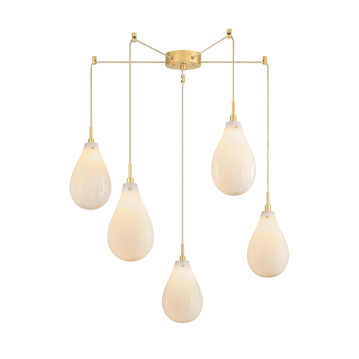 Hudson Valley Lighting Ironwood AGED BRASS 30W x 14H Chandelier