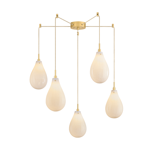 Hudson Valley Lighting Ironwood AGED BRASS 30W x 14H Chandelier
