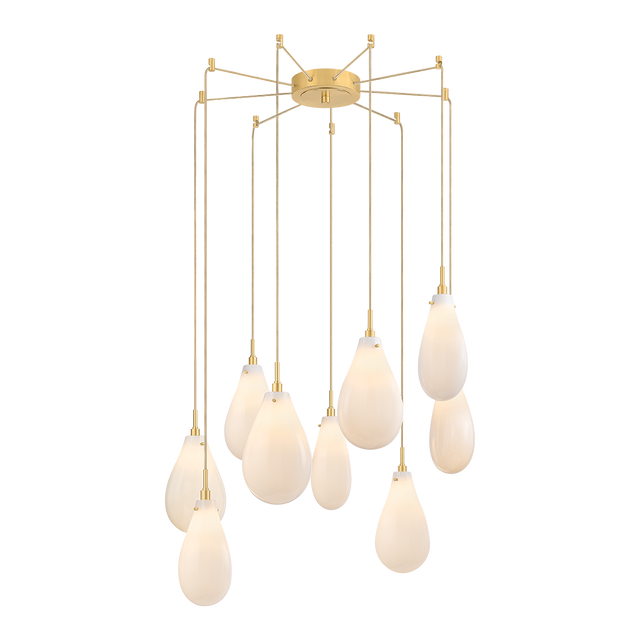 Hudson Valley Lighting Ironwood AGED BRASS 30W x 38.25H Chandelier