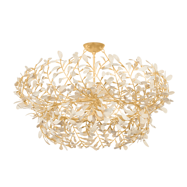 Hudson Valley Lighting MAYBROOK VINTAGE GOLD LEAF 40W x 19.75H Chandelier