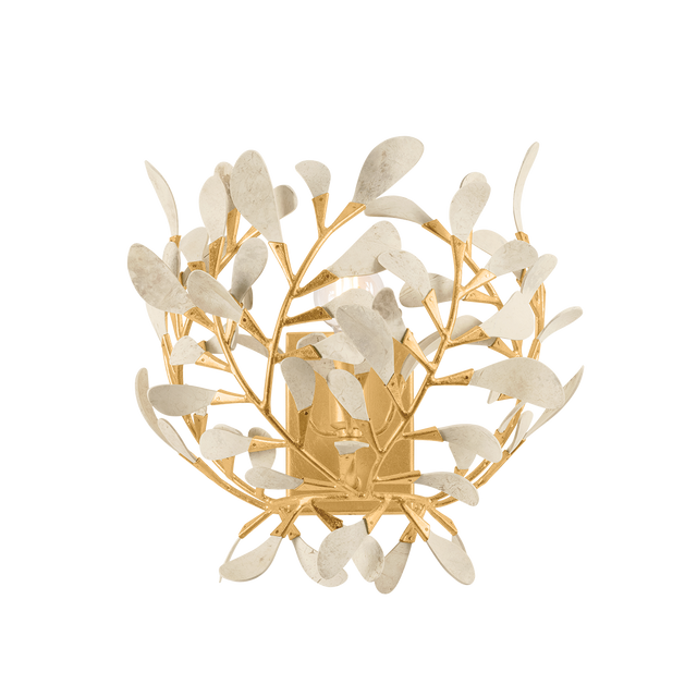 Hudson Valley Lighting MAYBROOK VINTAGE GOLD LEAF 11.75W x 12H Wall Sconce