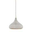 Hudson Valley Lighting Hampstead AGED BRASS 20W x 17.75H Pendant