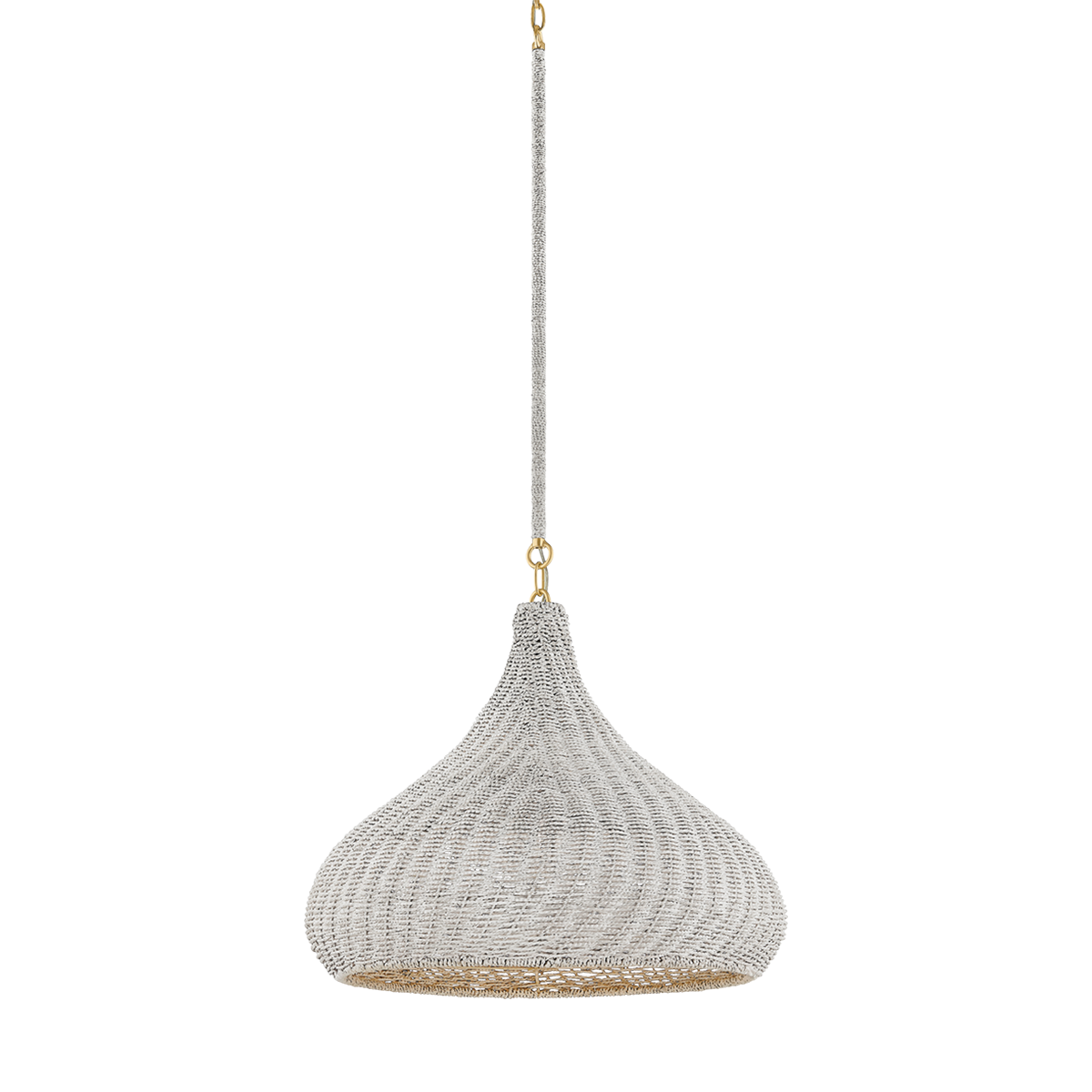 Hudson Valley Lighting Hampstead AGED BRASS 20W x 17.75H Pendant