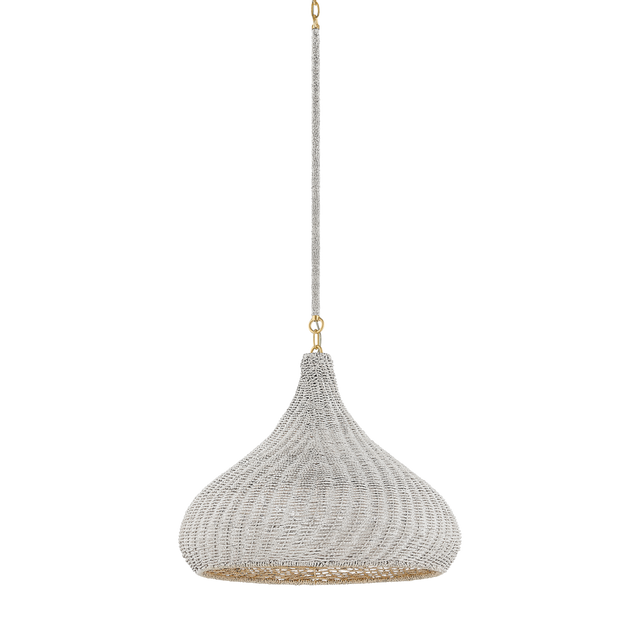Hudson Valley Lighting Hampstead AGED BRASS 20W x 17.75H Pendant
